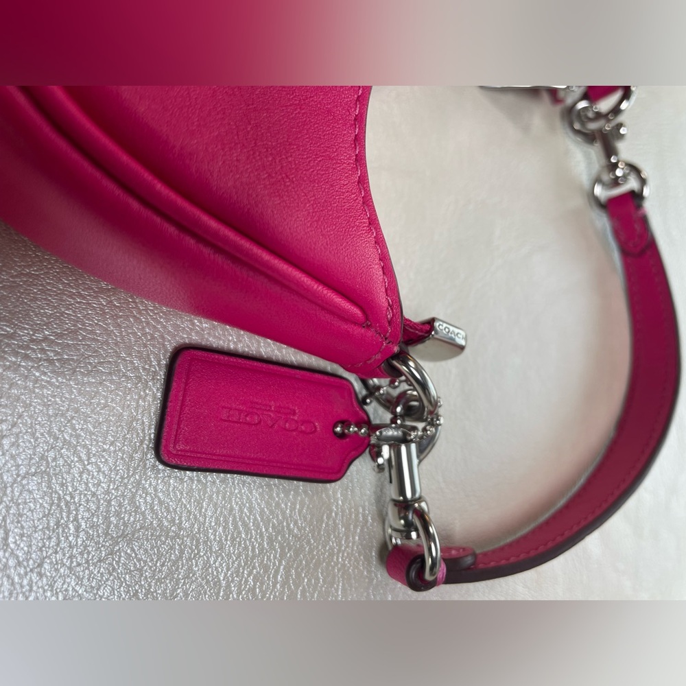 Coach NWOT Mini Twisted Teri Bag in Dragon Fruit 🐉 - Picture 13 of 17